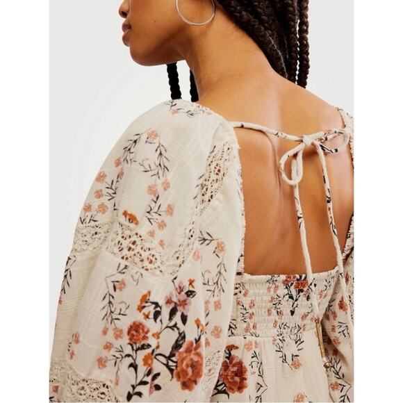 Free People Ethereal Dainty All the Attitude Printed Maxi Dress Cottage Small - Picture 2 of 16